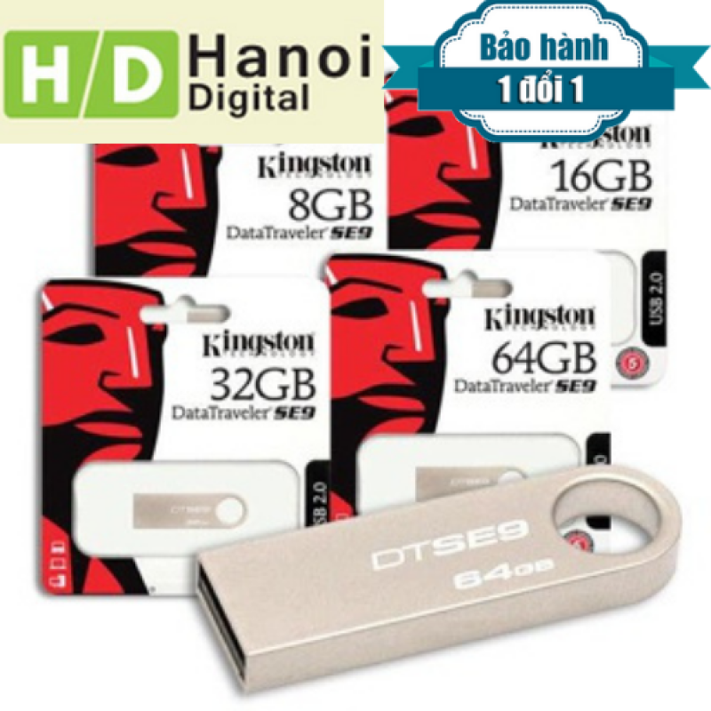 Bảng giá USB Kingston 4Gb/8Gb/16Gb DTSe9  - DUNG LƯỢNG THỰC Phong Vũ