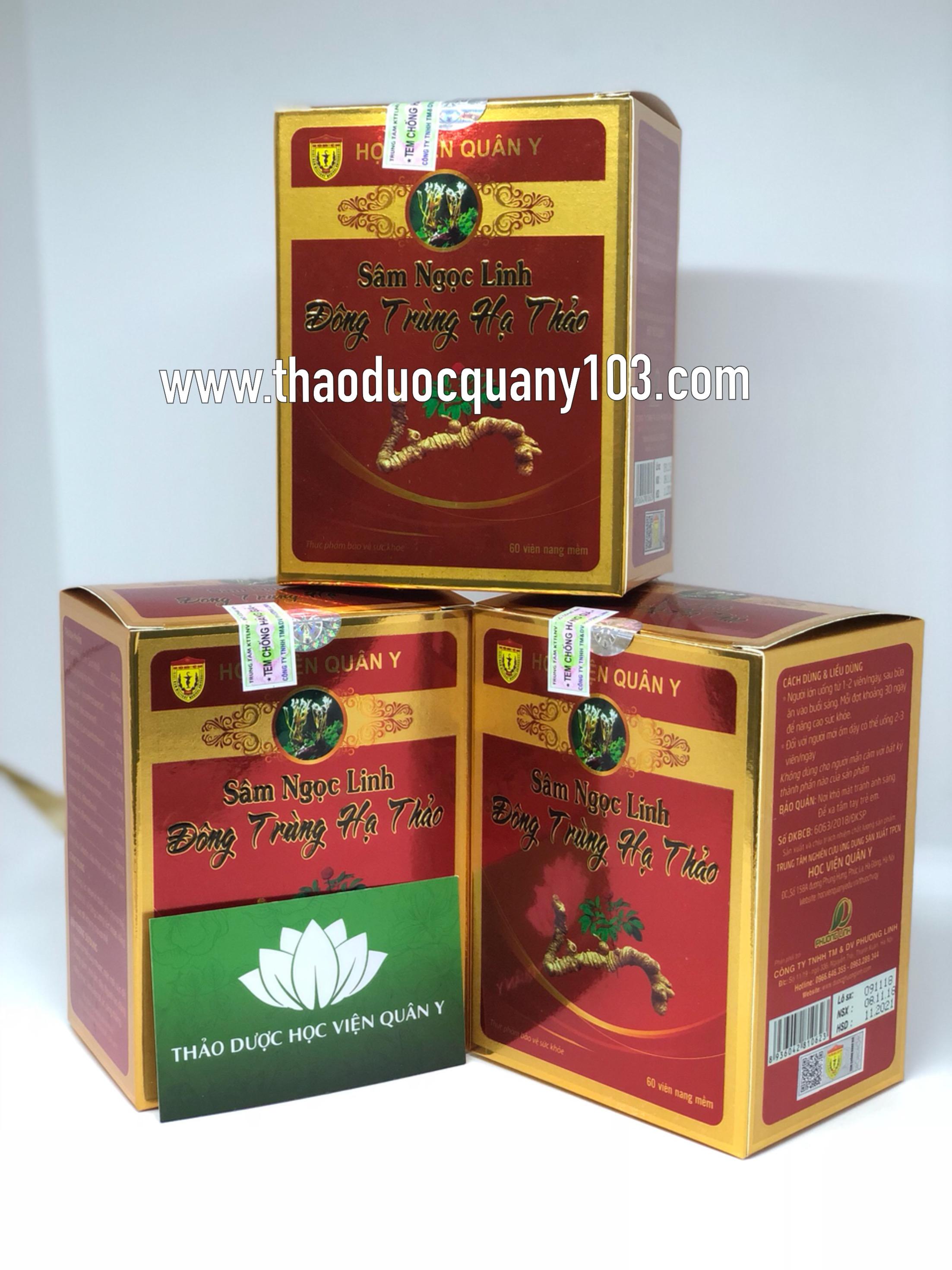 Sâm Ngọc Linh Đông Trùng Hạ Thảo HVQY