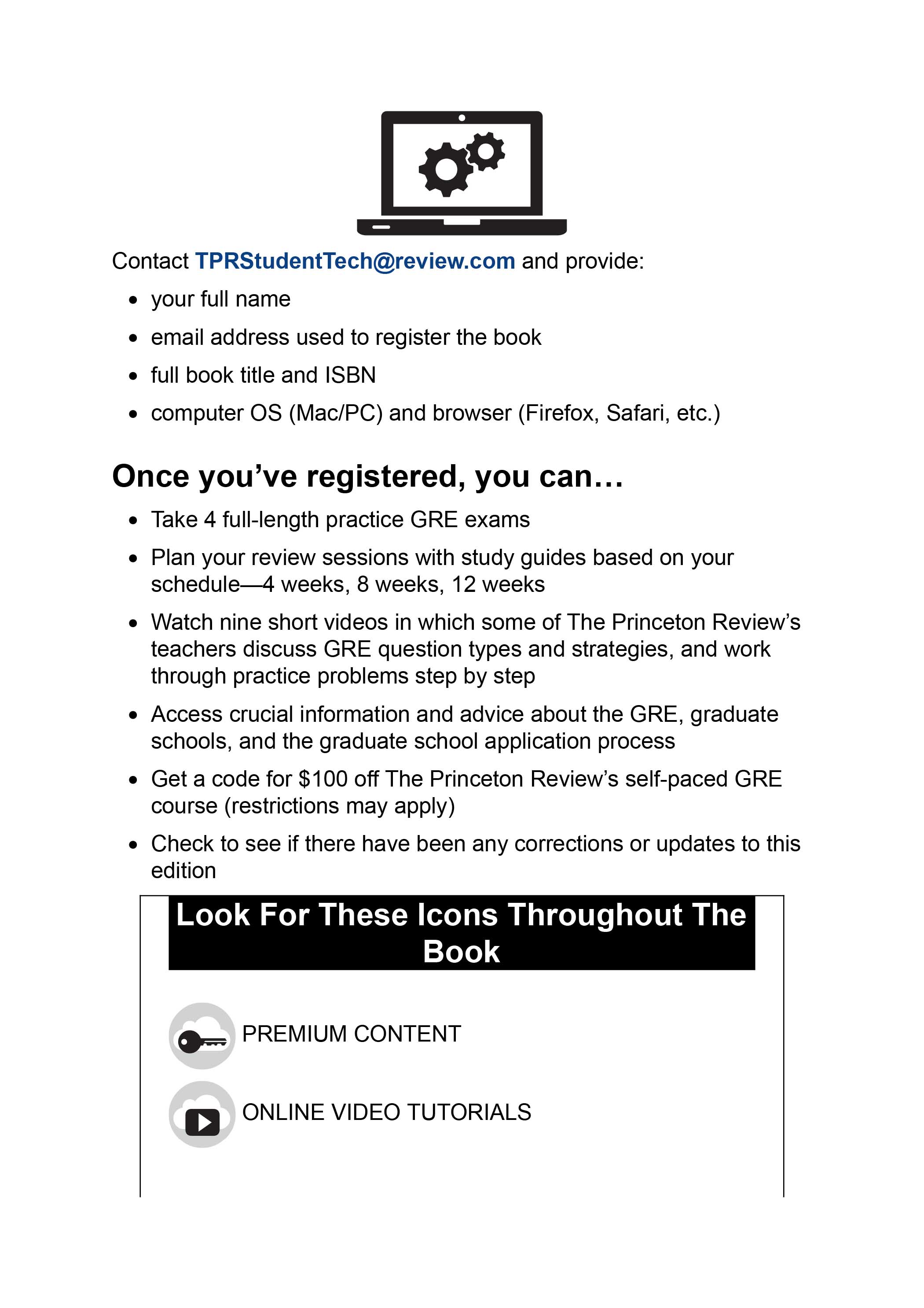 Cracking the GRE Premium