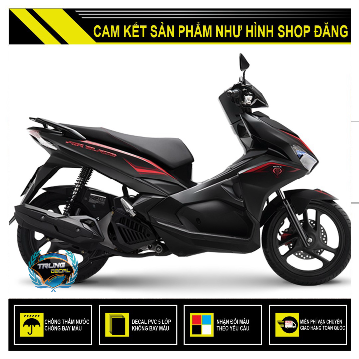Tem rời airblade mẫu đời 2017 đỏ đen