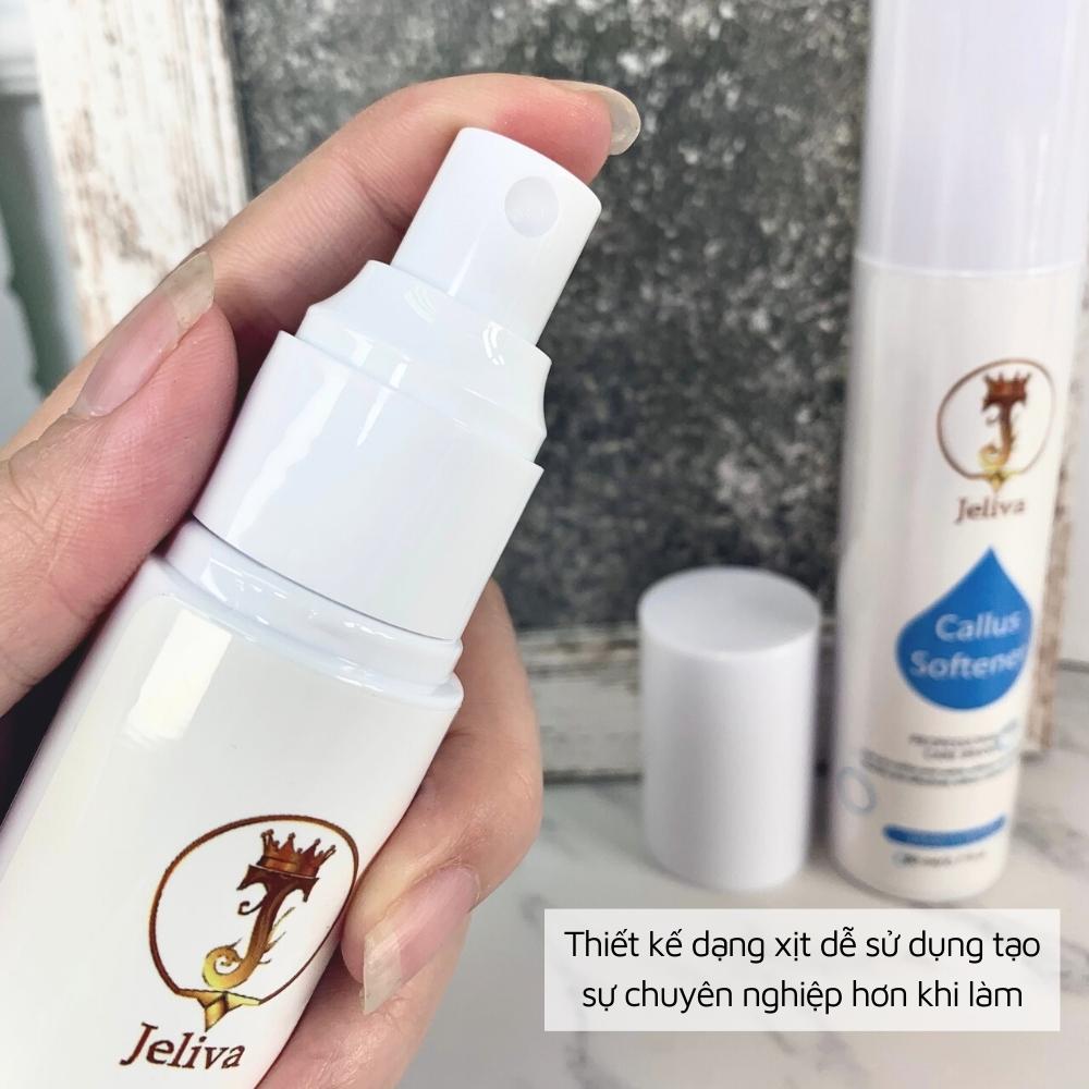 Chai xịt mềm da chà gót Jeliva NGHI THẢO 80ml