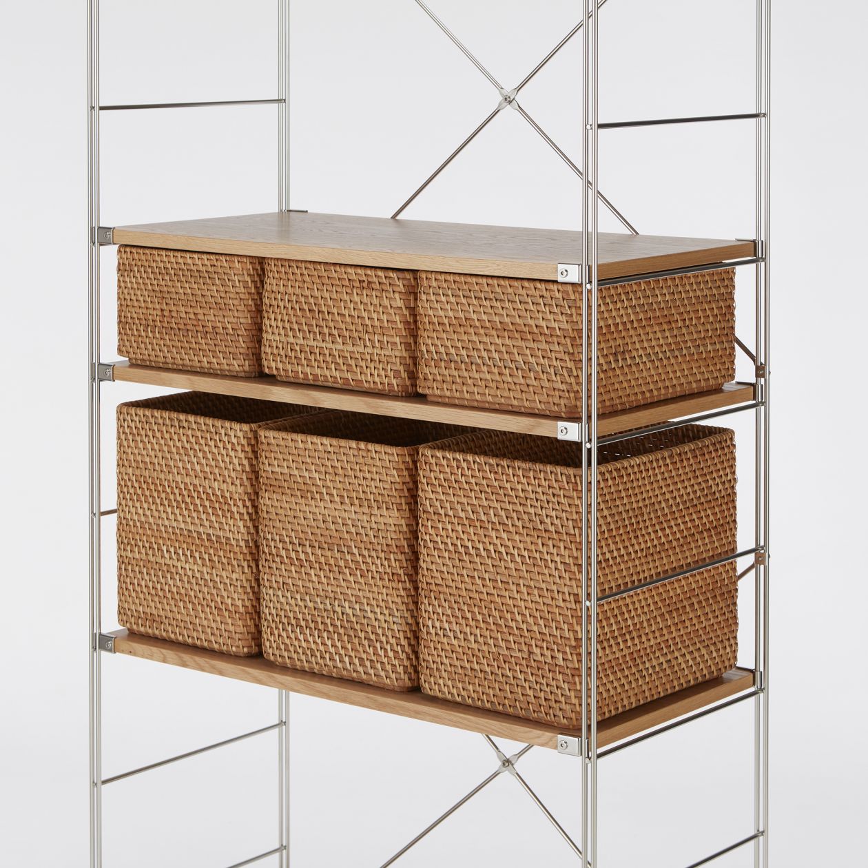 Rổ đựng đồ đa năng Bambooo Eco sọt đựng mây tre đan