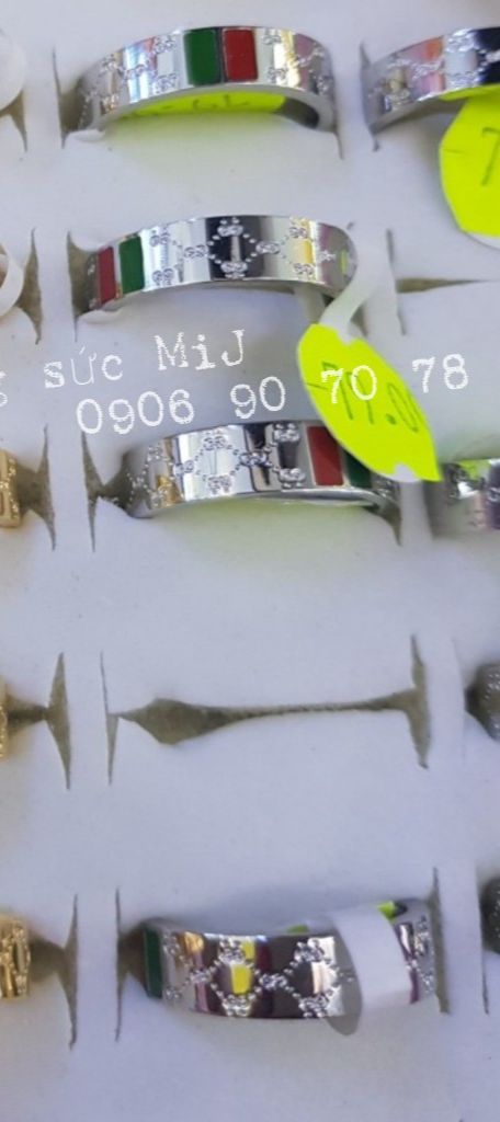 NHẪN TITAN CHẠM HỌA TIẾT BẢN LỚN