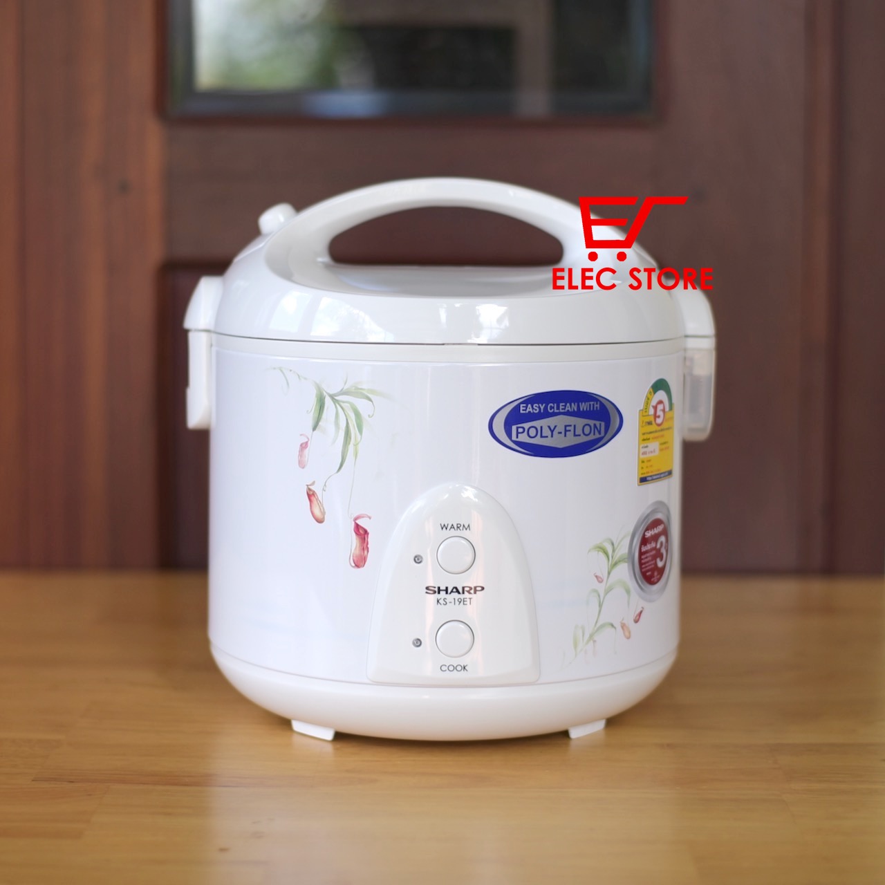Nồi Cơm Điện SHARP 1.8L KS-19ET Nhập Khẩu Thái Lan (Deluxe Series)