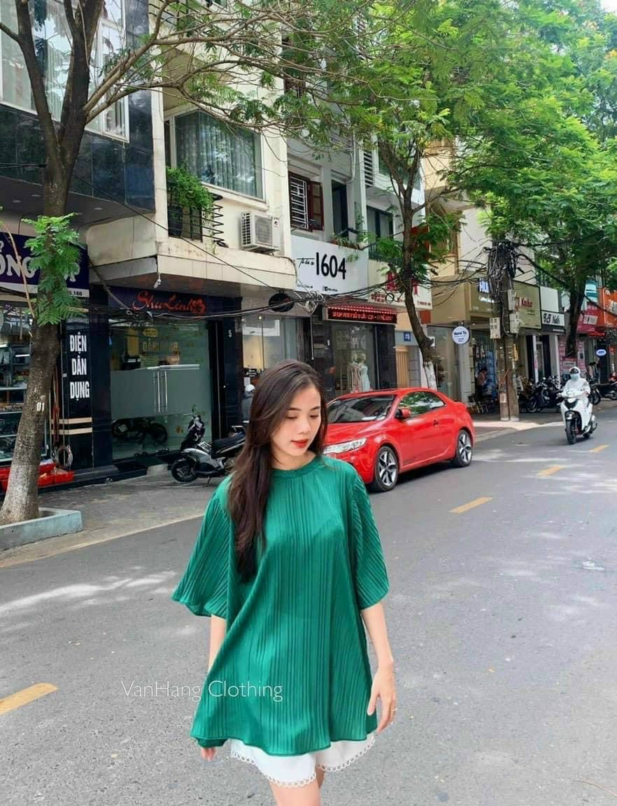 Áo bầu công sở xếp ly-áo bầu giá rẻ