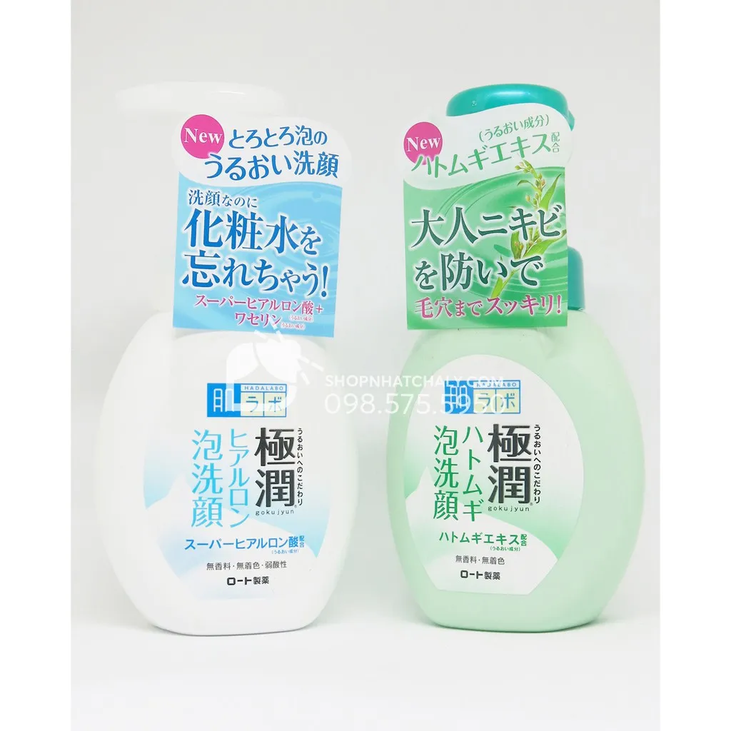 Sữa Rửa Mặt Hada Labo Tạo Bọt ( Hadalabo Rohto ) Nhật Bản