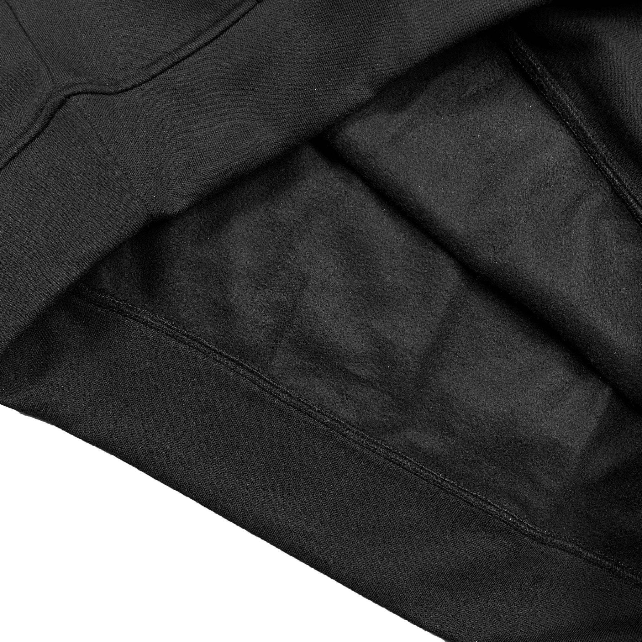 Hoodie basic BLVCK - Black (Phiên bản nỉ bông)