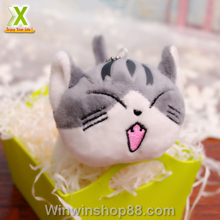 [HCM]Bộ 4 Móc khóa gấu bông mèo Chii (11 cm)