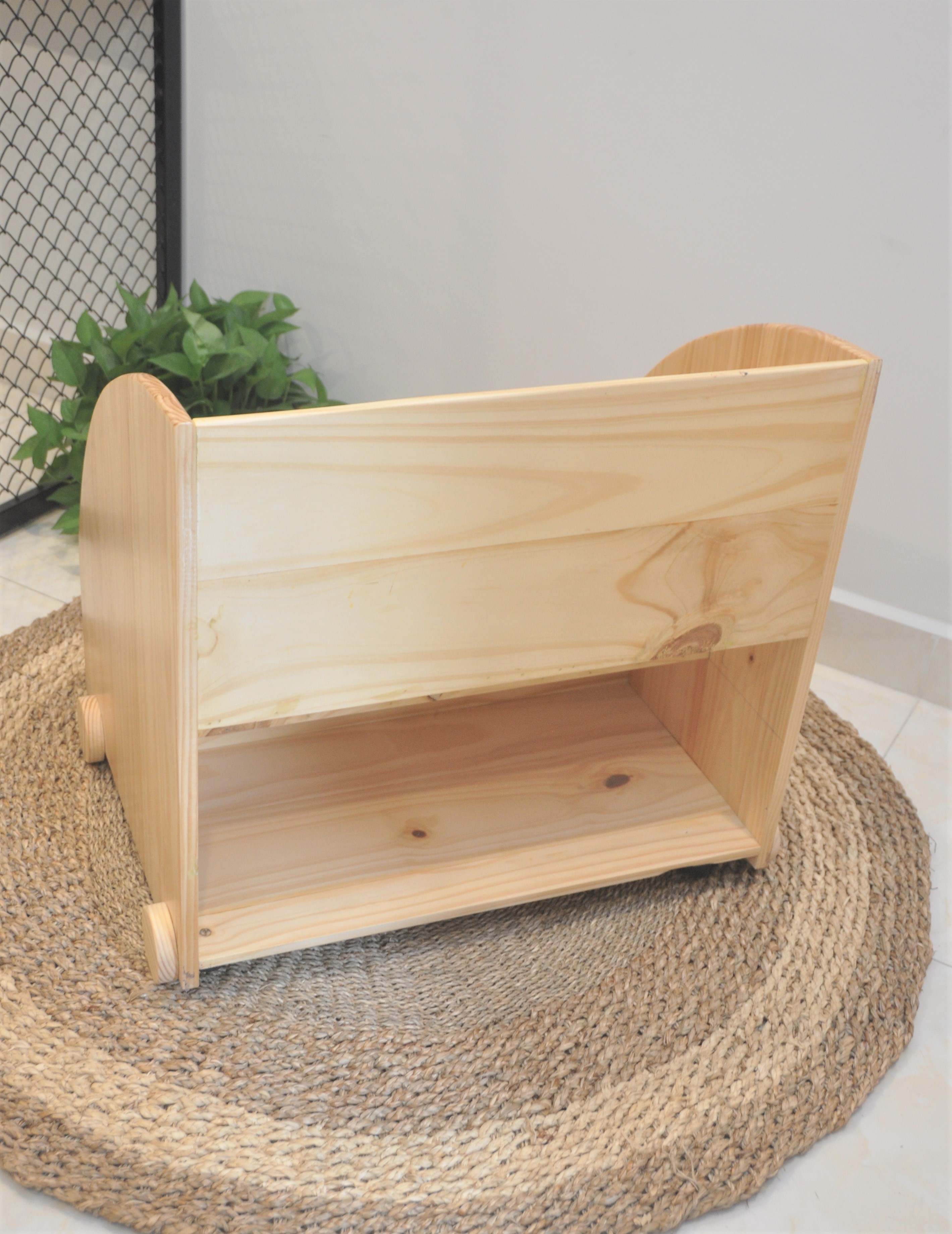 Kệ Sách Có Bánh Xe Momo II (Lớn) - Bebewood
