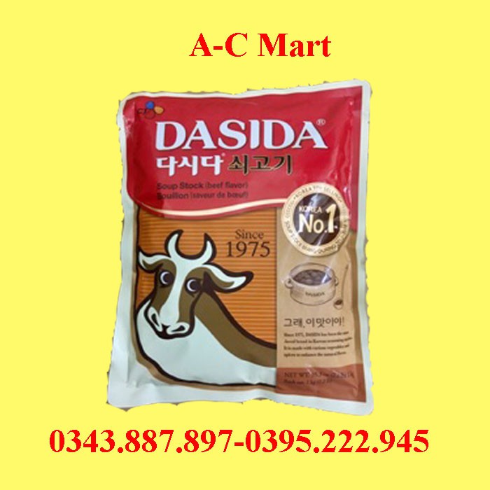 BỘT BÒ DASIDA HÀN QUỐC 1KG/GÓI