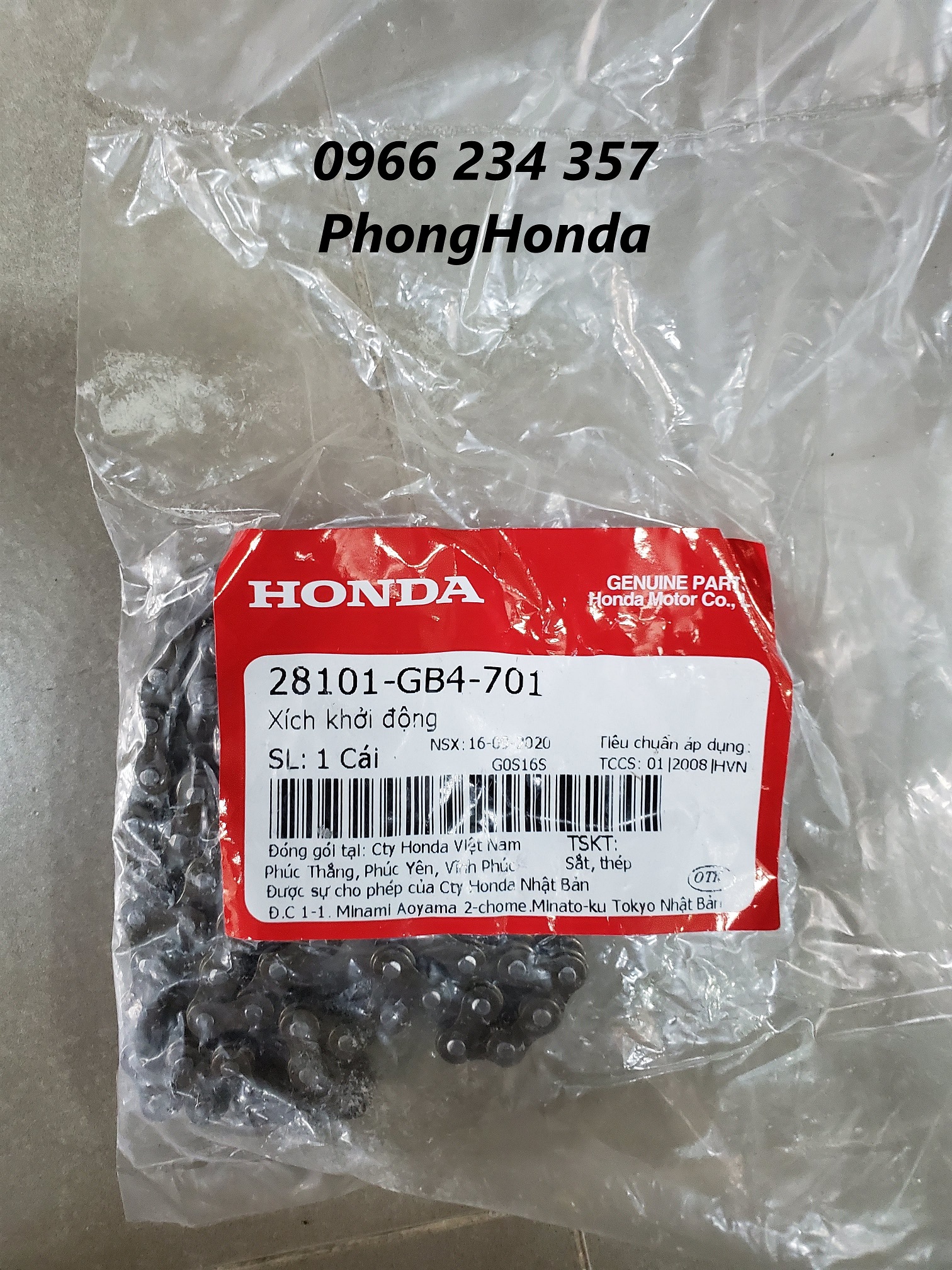 Sên đề wave alpha, super dream chính hiệu honda