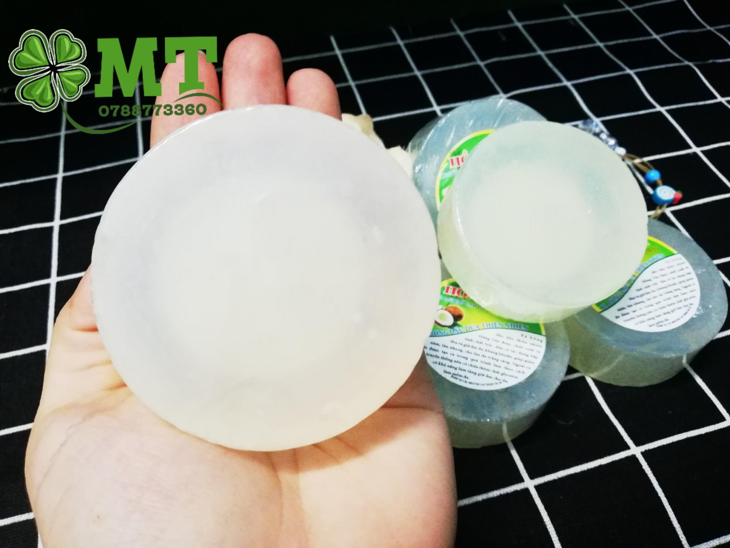 Xà bông dừa Hồng Vân 1 cục