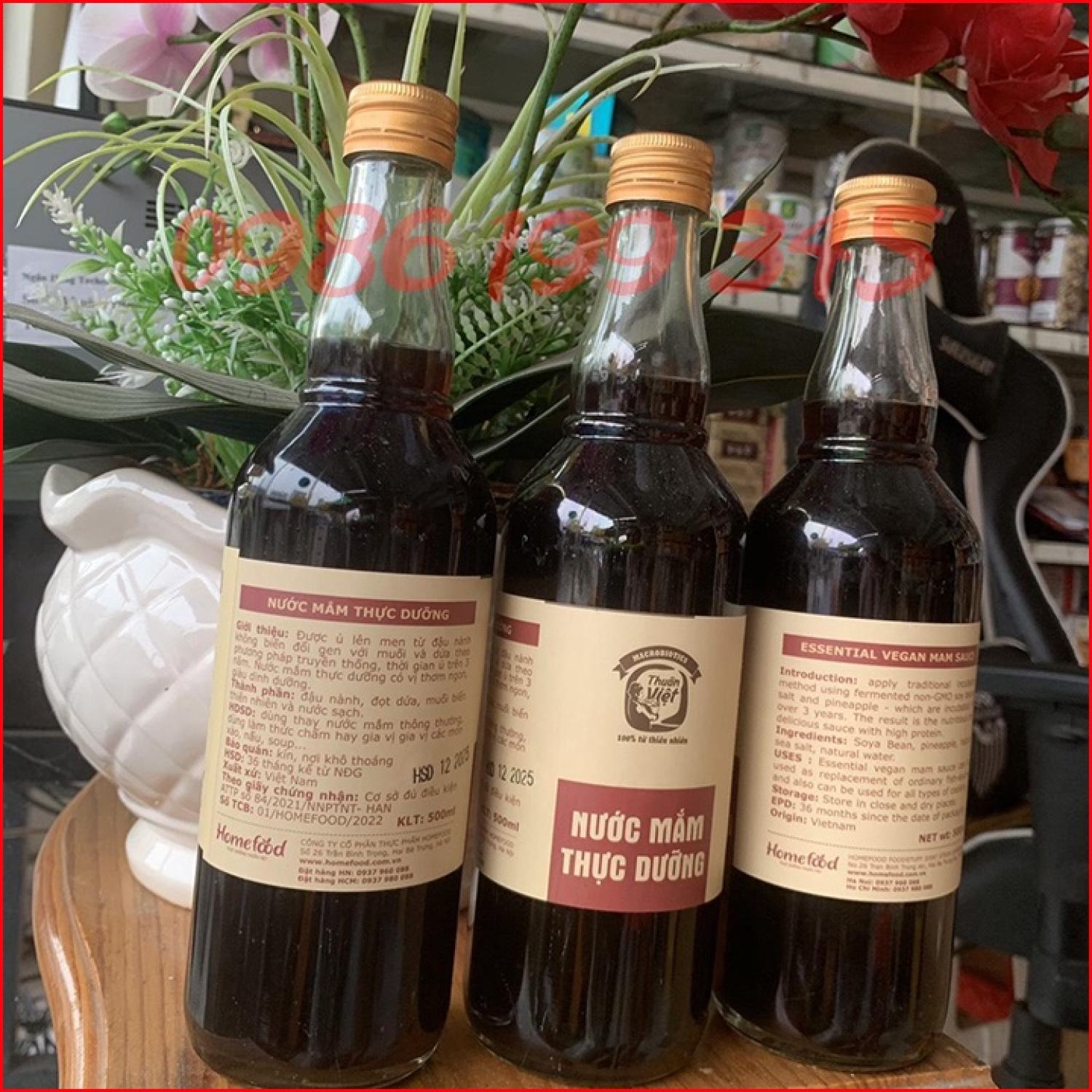 Nước mắm thực dưỡng Homefood chai 500ml