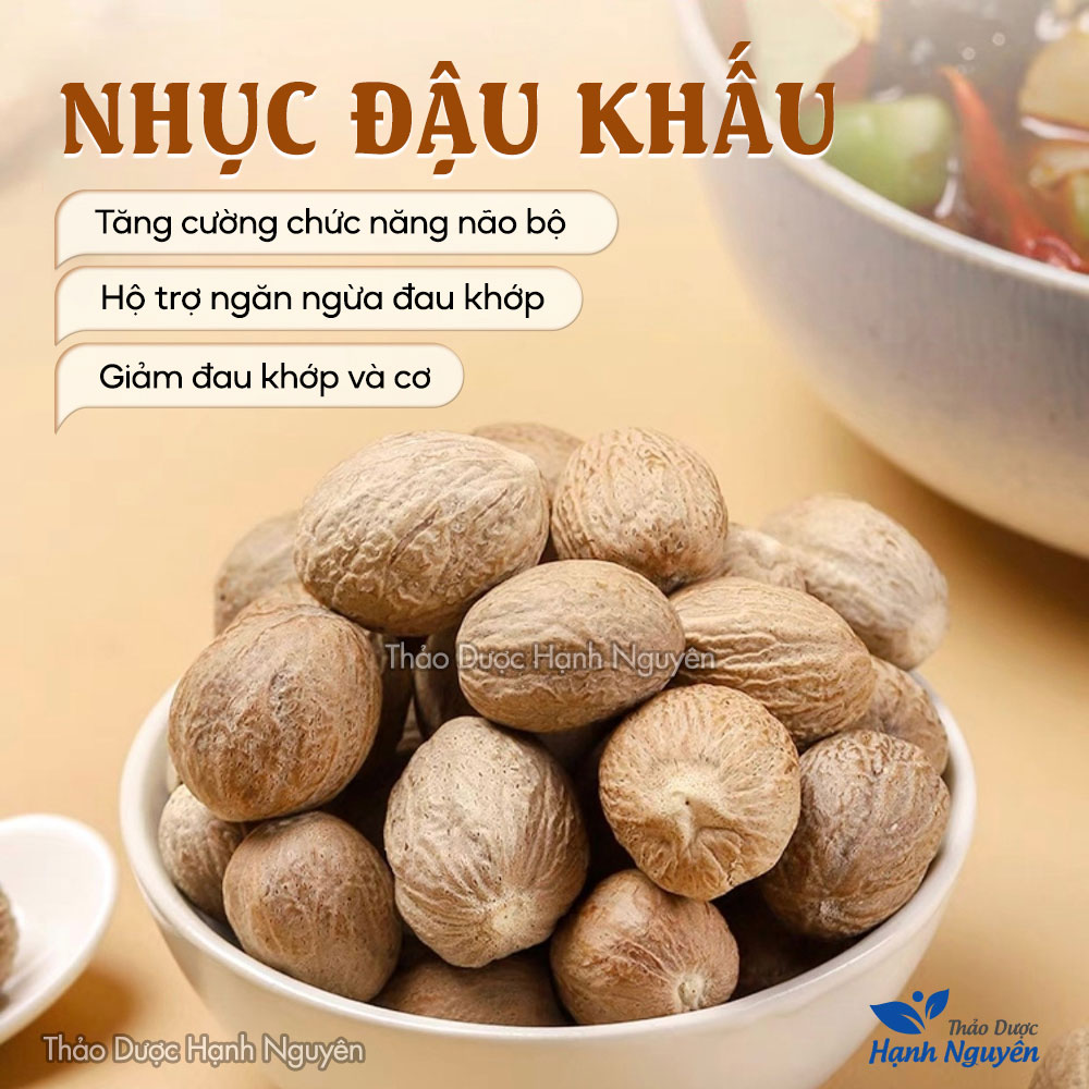 Nhục đậu khấu khô 1kg, nutmeg, hạt to, gia vị nấu ăn, hỗ trợ tiêu hóa, giảm đau nhức xương khớp