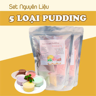 Pudding Set Làm Pudding 5 Loại Trứng, Dâu, Matcha, Khoai Môn, Socola Ngon Chuẩn Trà Sữa Nọng Milktea Officia thumbnail