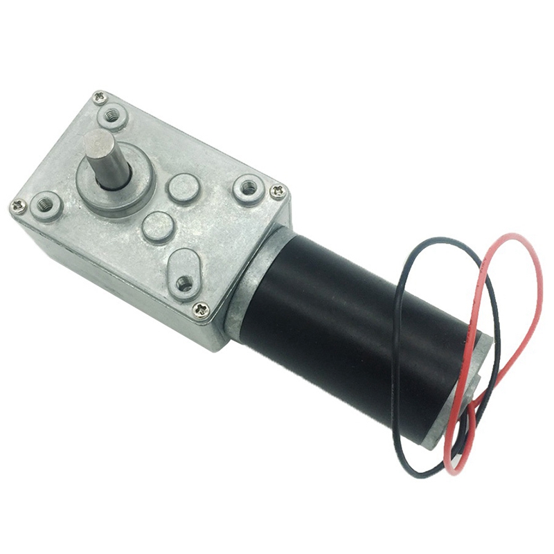 DC 24Volt 150RPM Turbo Worm Geared Gear Motor High Torque for Robot Part