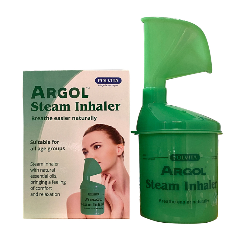 Bình xông mũi, xông tinh dầu – ARGOL STEAM INHALER - hộp 350ml cao cấp
