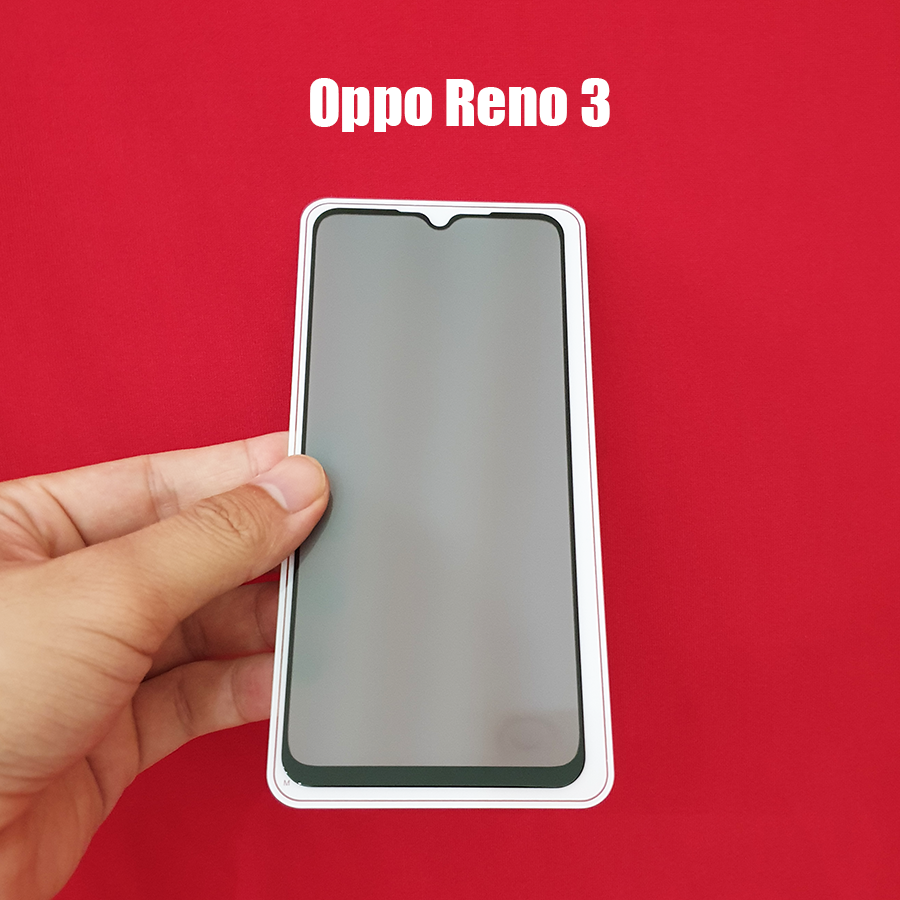 Kính cường lực chống nhìn trộm Oppo Reno 3