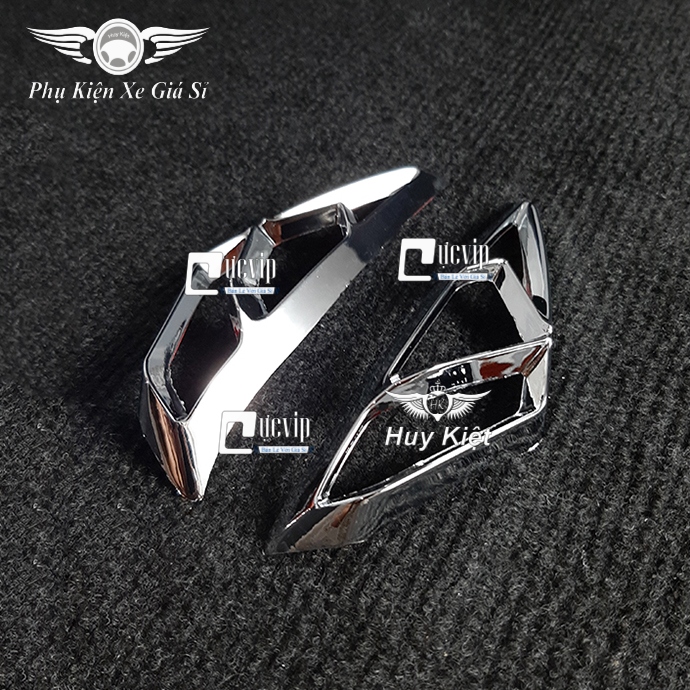Ốp Viền Đèn Sương Mù NVX Mạ Crom MS2579