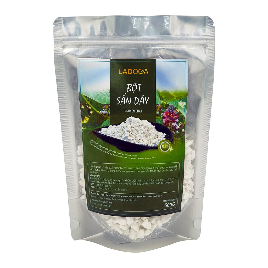 Bột sắn dây ta nguyên chất Ladoga