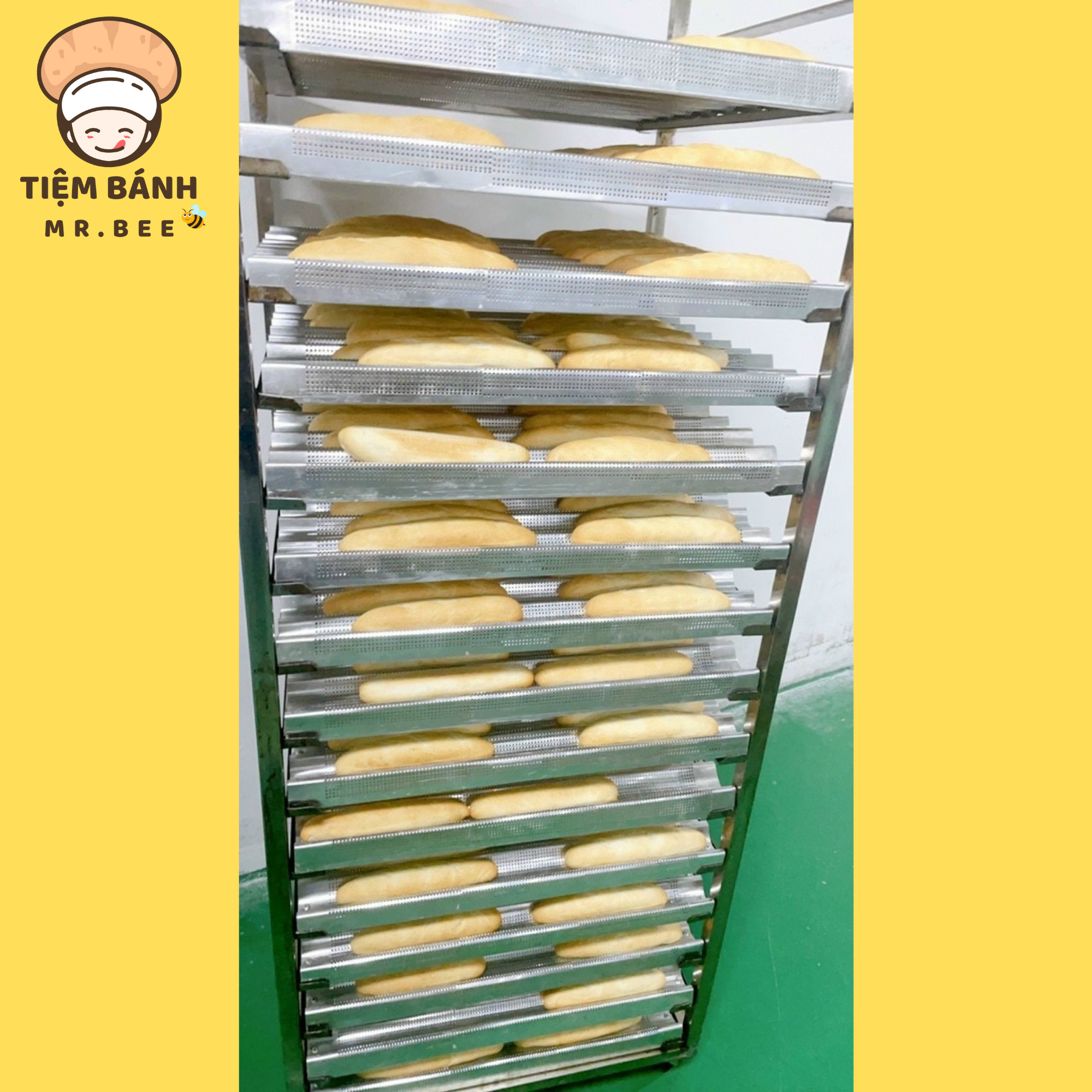 [Chỉ giao HCM] – Bánh Mì Tươi ăn liền đặc ruột – 4 ổ/ bịch