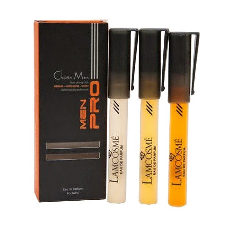 Bộ 3 nước hoa cây bút Lamcosmé 10ml  - 2822, sản phẩm tốt chất lượng cao, sản phẩm cam kết giống như hình