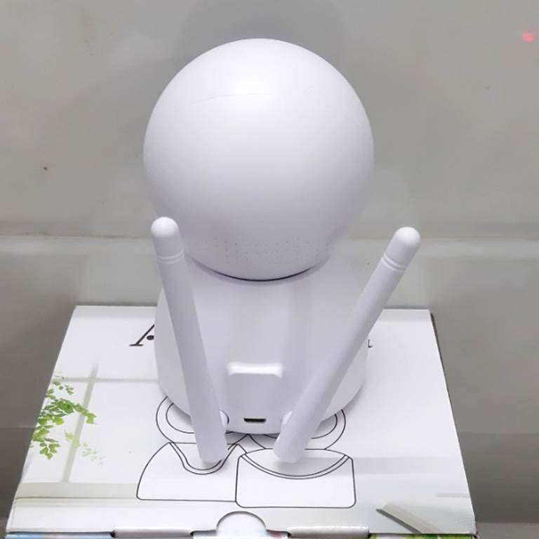 Camera wifi không dây 2 MẮT yoosee trong nhà thiết kế nhỏ gọn - hỗ trợ xem đêm hồng ngoại or có màu - đàm thoại 2 chiều - không cổng LAN