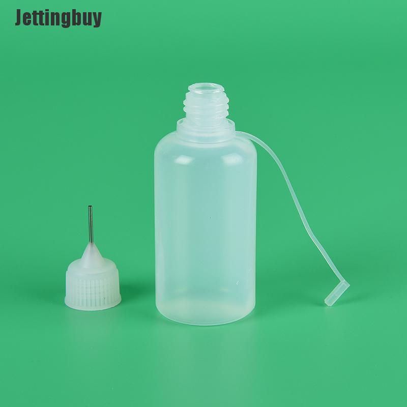Jettingbuy 1PC 5-100ml Empty Plastic Squeezable Liquid Dropper Bottles Needle Tip
