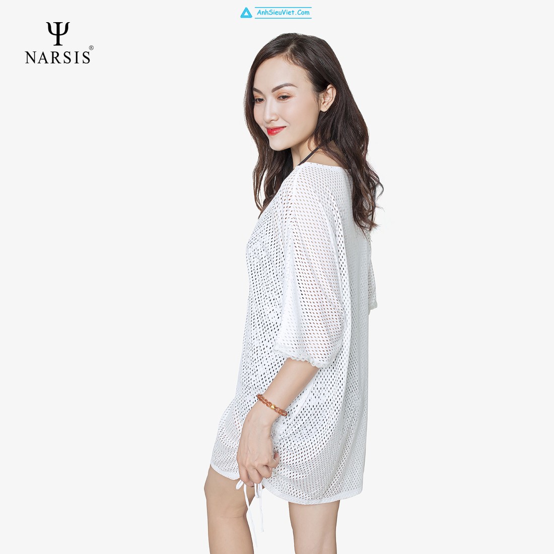 Áo choàng đi biển nữ Narsis A8014
