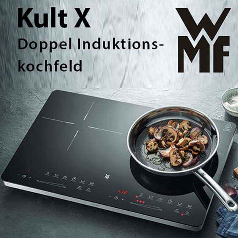 [ Nhâp khẩu ĐỨC ]  Bếp từ đôi WMF Kult X Doppel Induktionskochfeldkg