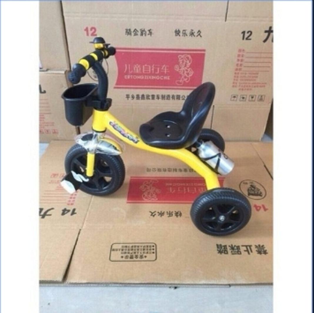 XE ĐẠP 3 BÁNH CÓ BÌNH NƯỚC CHO BÉ MÀU VÀNG