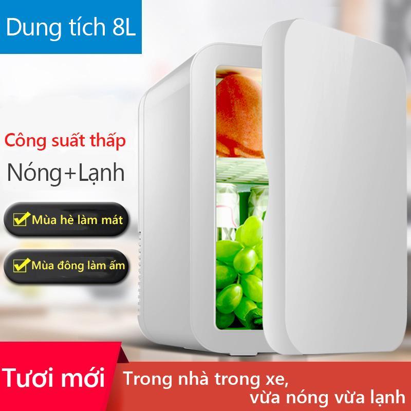 Tủ lạnh mini 8L dùng trên xe oto hoặc gia đình, vừa làm lạnh vừa làm ấm được Redepshop