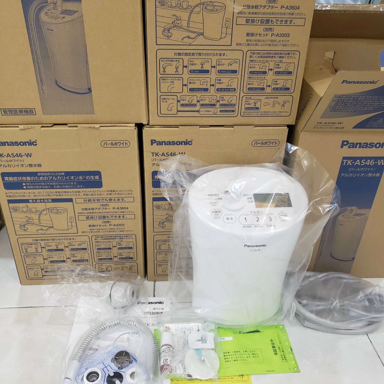 Máy lọc nước ion kiềm Panasonic TK-AS46-W (White) [Máy mới nguyên thùng]