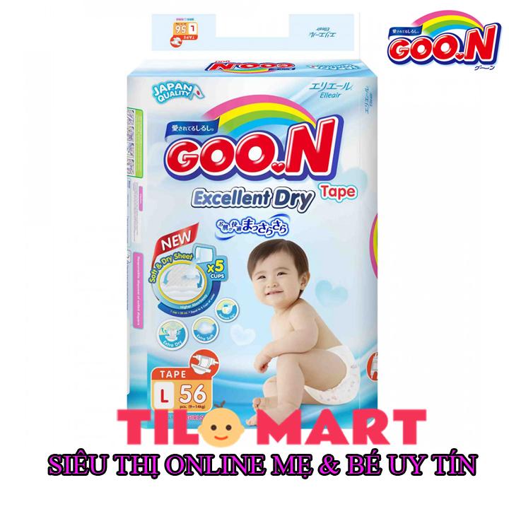 [HCM]Bỉm Goo.n Slim dán L56