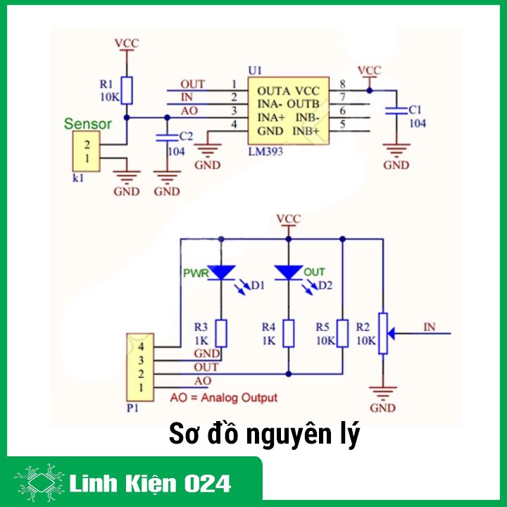 Module cảm biến độ ẩm HR202 độ nhạy cao