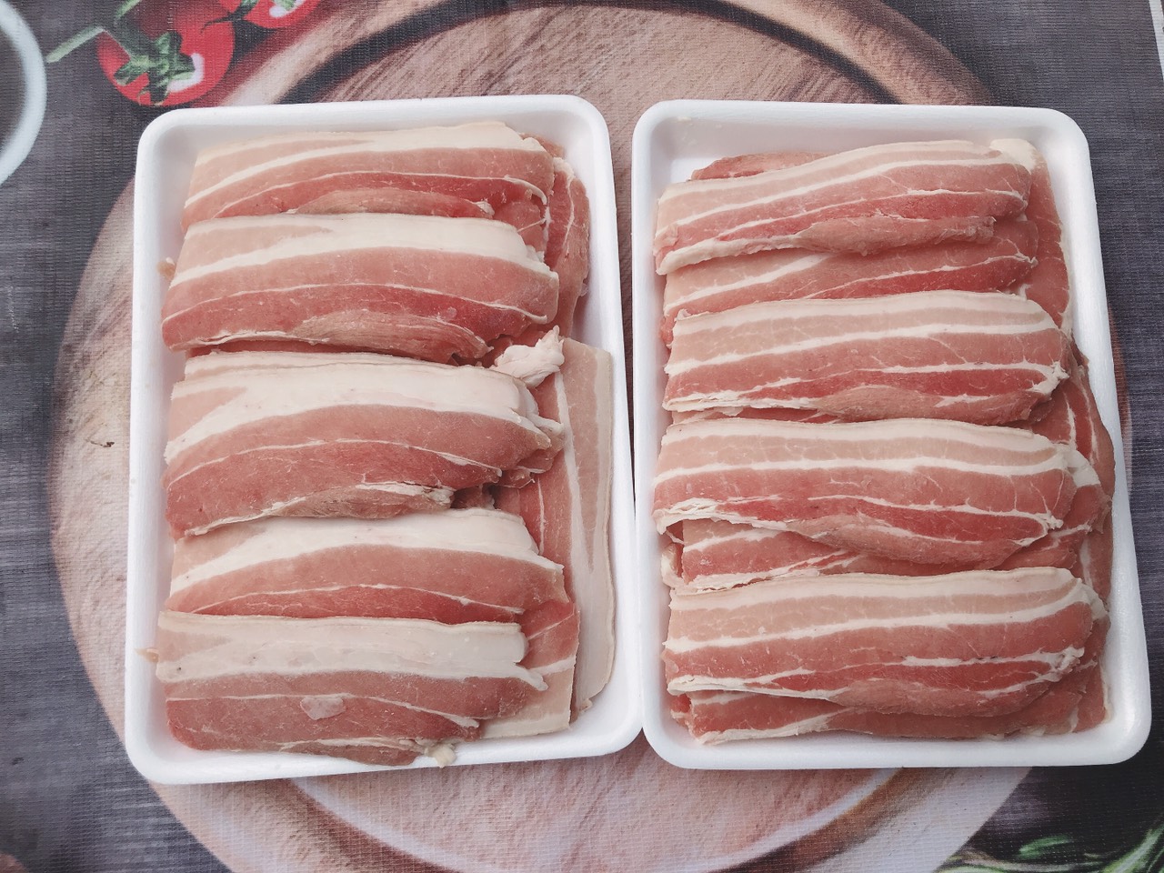 HCM - Ba Chỉ Heo Có Da Cắt Lát Nướng 1kg - Giao hàng nhanh.