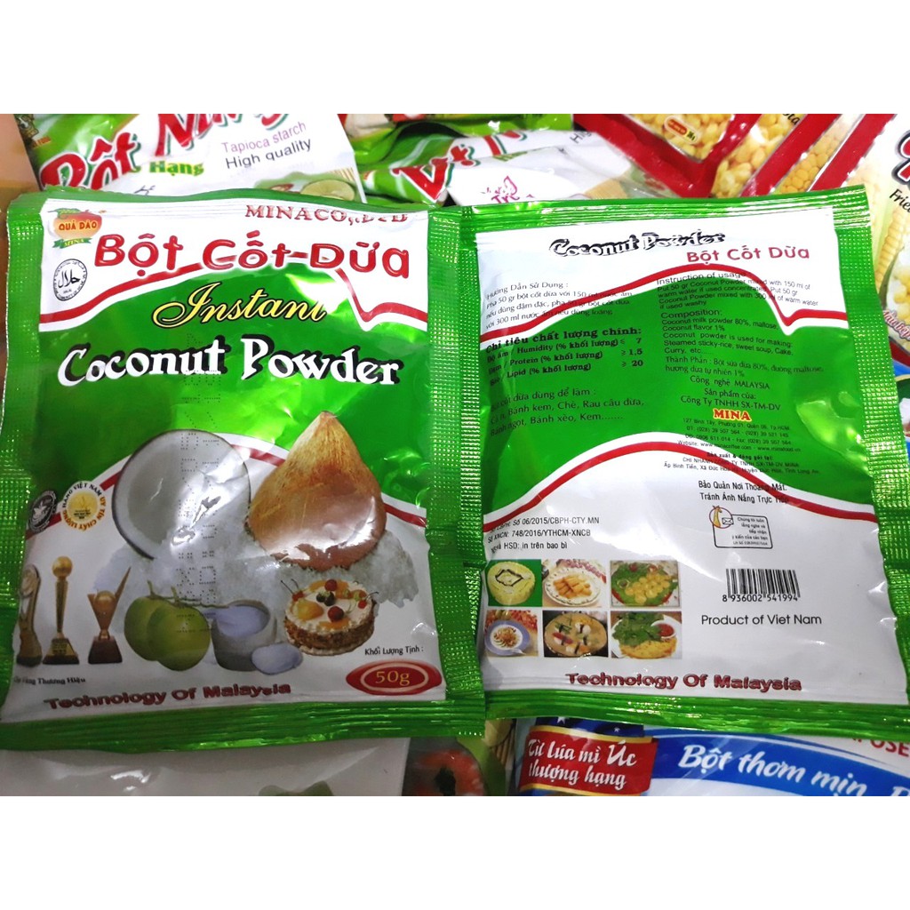 Bột Cốt Dừa – Gói 50Gr