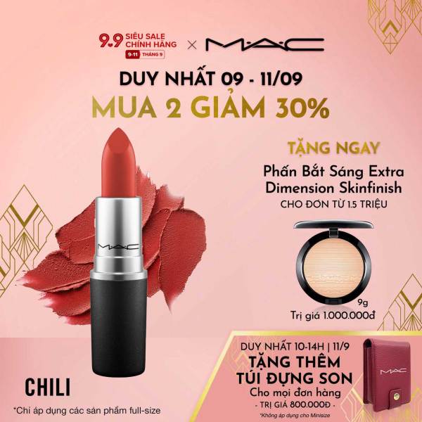 [9.9-11.9  MUA 2 GIẢM 30%] Son môi MAC Matte Lipstick 3g cao cấp