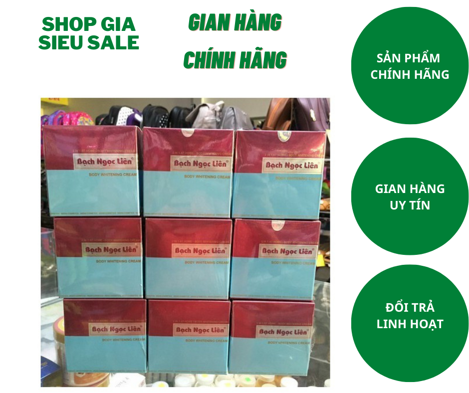 Kem Dưỡng Trắng Da Toàn Thân Bạch Ngọc Liên 90g