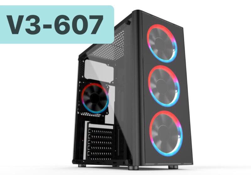 [HCM]Case VSP V3-607 Gaming-Trong Suốt