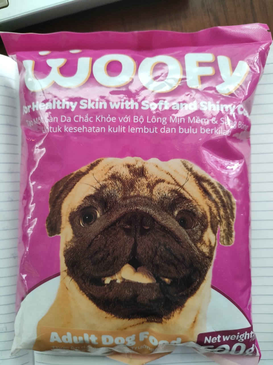 Thức ăn cho chó lớn WOOFY 500gam,