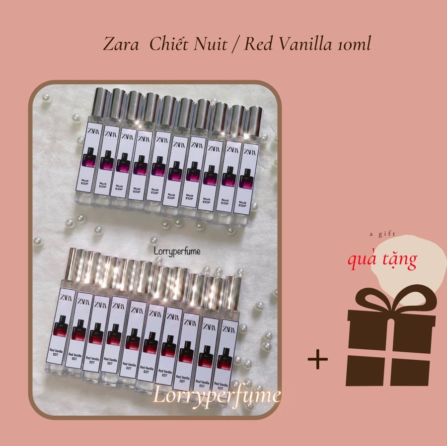 NƯỚC HOA MINI 10ML RED VANILLA / NUIT