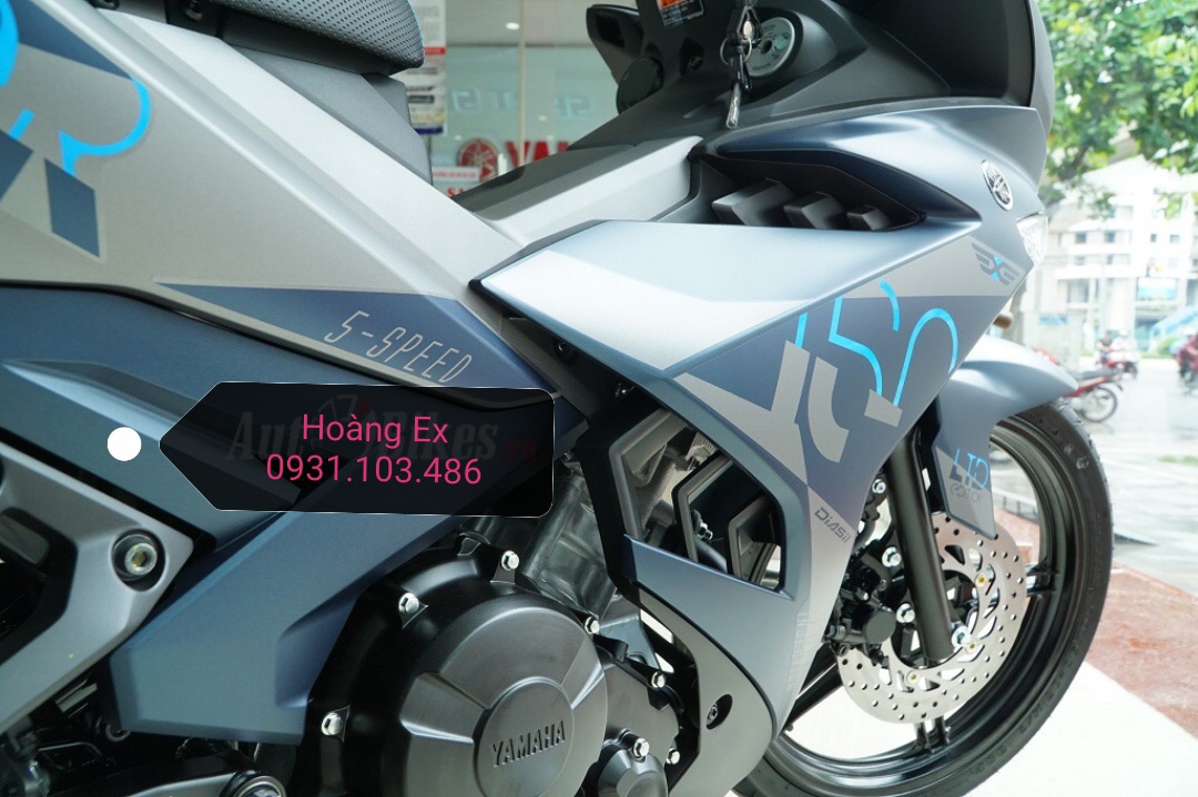 Dàn áo Exciter 150 full màu xanh Matt Blue