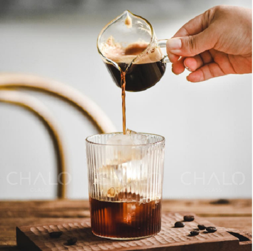 Ca rót cafe, ca rót sữa, ca rót mật ong thủy tinh 2 đầu - 120ml