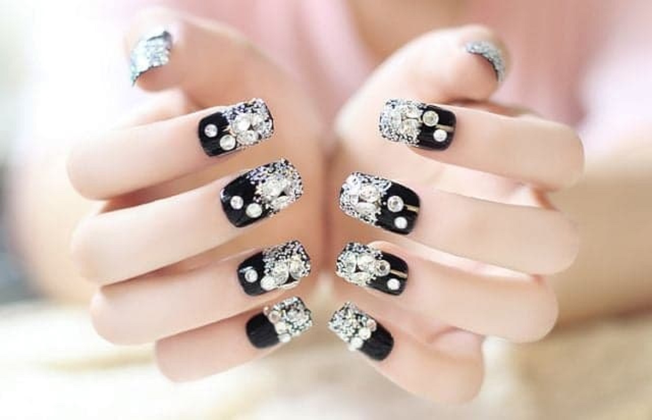Bộ 24 móng giả cao cấp kèm keo / miếng dán MS 003