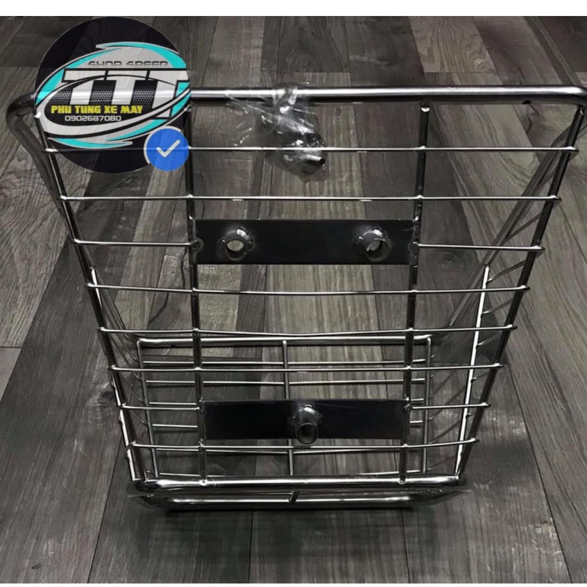 [HCM] RỔ ĐỰNG BAGA INOX WAVE NHỎ / WAVE LỚN / RSX110 / BLADE / WAVE  @ 2017