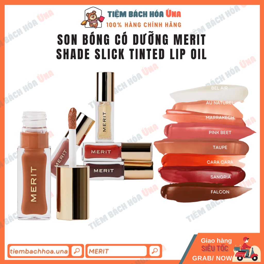 Son bóng có dưỡng Merit Shade Slick Tinted Lip Oil