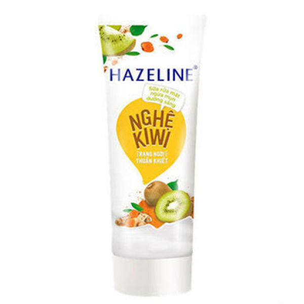 [HCM]Sữa rửa mặt ngừa mụn sáng da Hazeline Nghệ Kiwi 100g