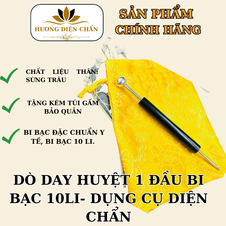 Dò day bạc thân sừng trâu - dụng cụ diện chẩn