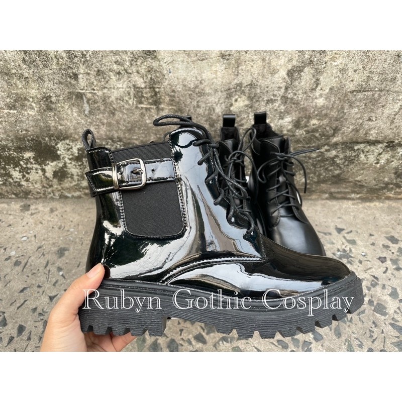 [Video Ảnh Thật] [ Size 1.5 ]🔥Giày Boots Chiến Binh Mẫu mới 2021 ( BÓNG và NHÁM ) Size 35 - 40